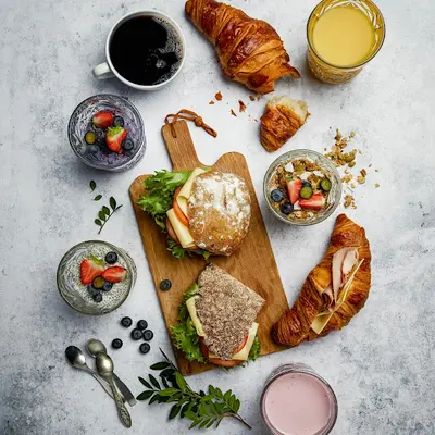 Fazer pastries and coffee