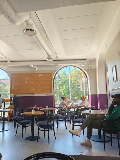 Cozy seating area at Levain Töölö
